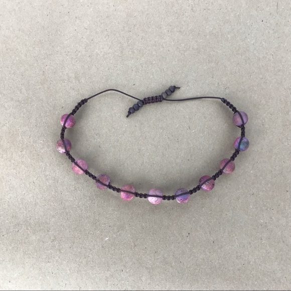 Handmade} Druzy Stone Adjustable Bracelet - Picture 5 of 5